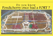 Where is Pondicherry’s old fort?