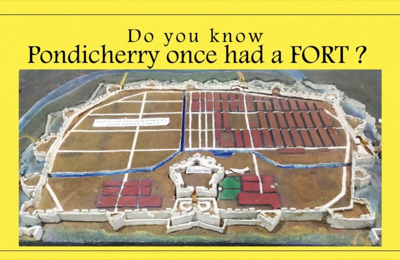Where is Pondicherry’s old fort?