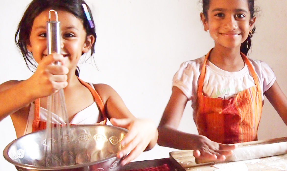 kids cooking class at sita cultural centre pondicherry