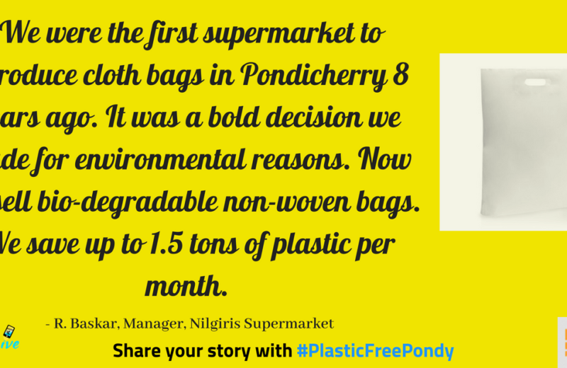 #PlasticFreePondy: How supermarkets can make a difference