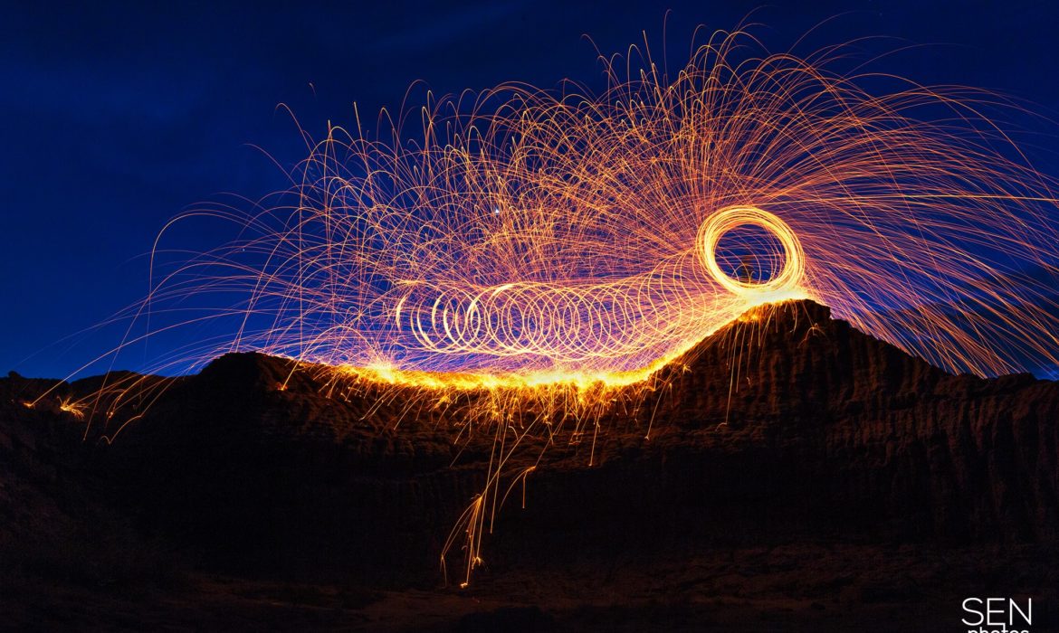 steel wool photography in pondicherry