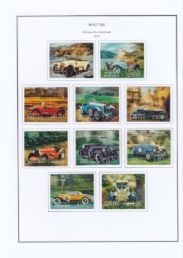 vintage car stamp in pondy stamp, coin and banknote fair 2018