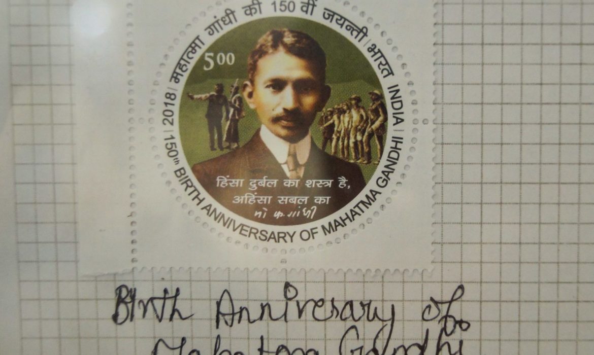 Pondicherry pays philatelic tribute to Gandhi on 150th birth anniversary