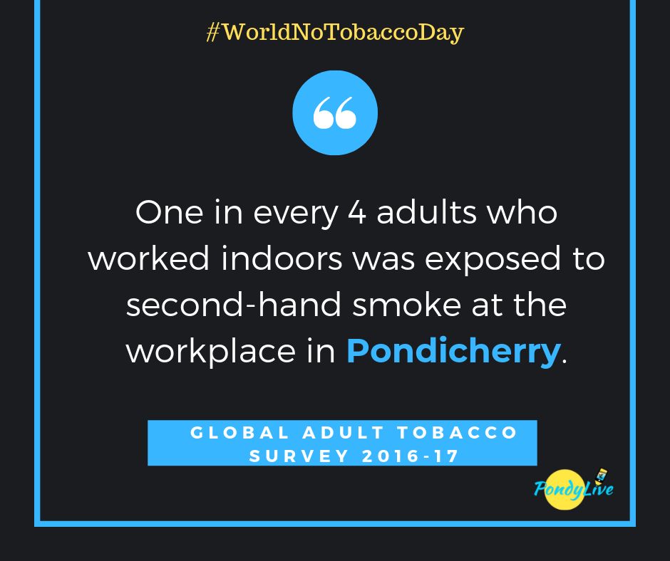 WORLD NO TOBACCO DAY 2019 PUDUCHERRY GATS SURVEY