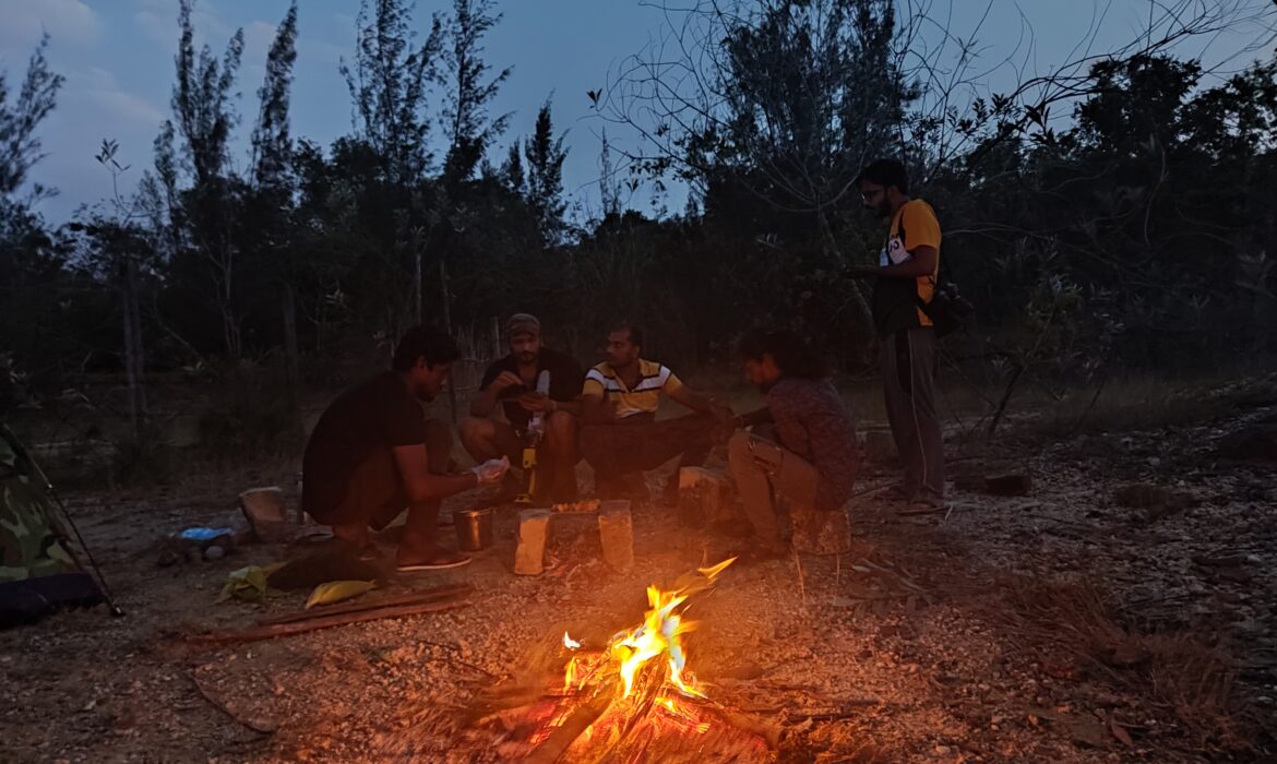 overnight forest camping pondicherry