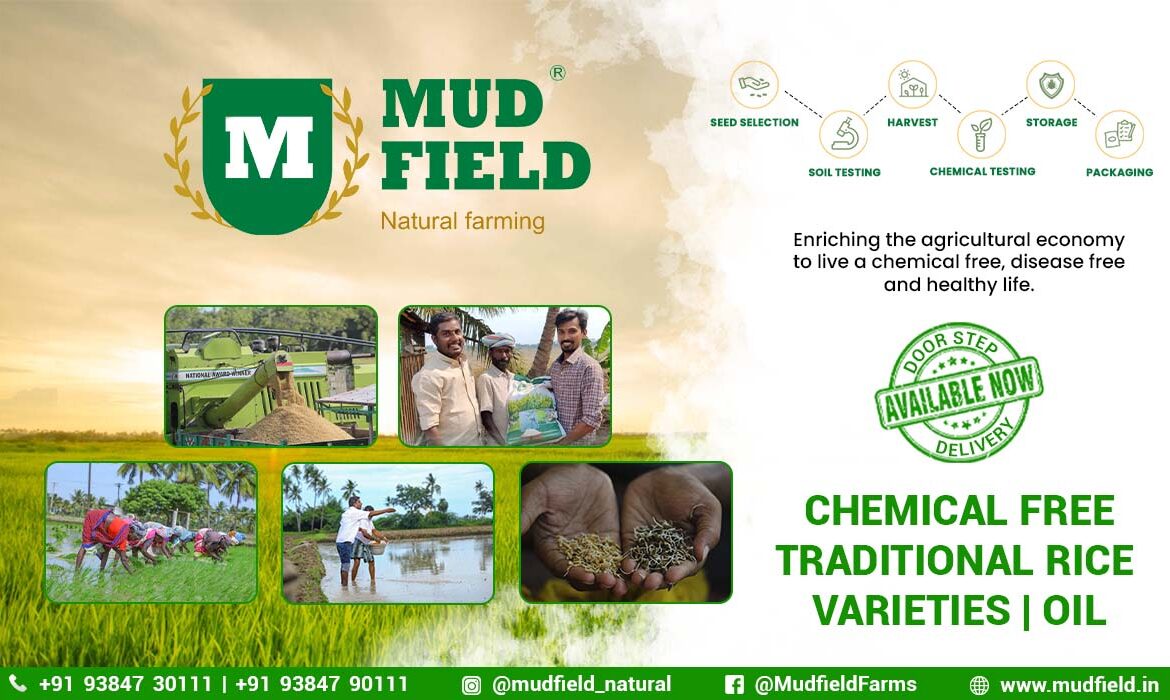 mudfield natural farming pondicherry traditional rice varieties and oils