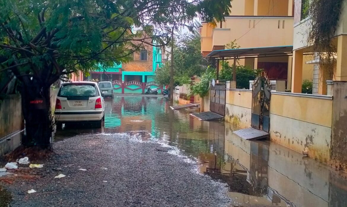 Orange Alert : Very heavy rainfall forecast for Puducherry on November 11- 13