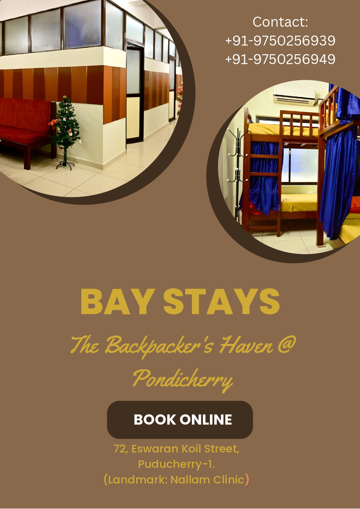 Bay Stays Backpacker Hostel Pondicherry