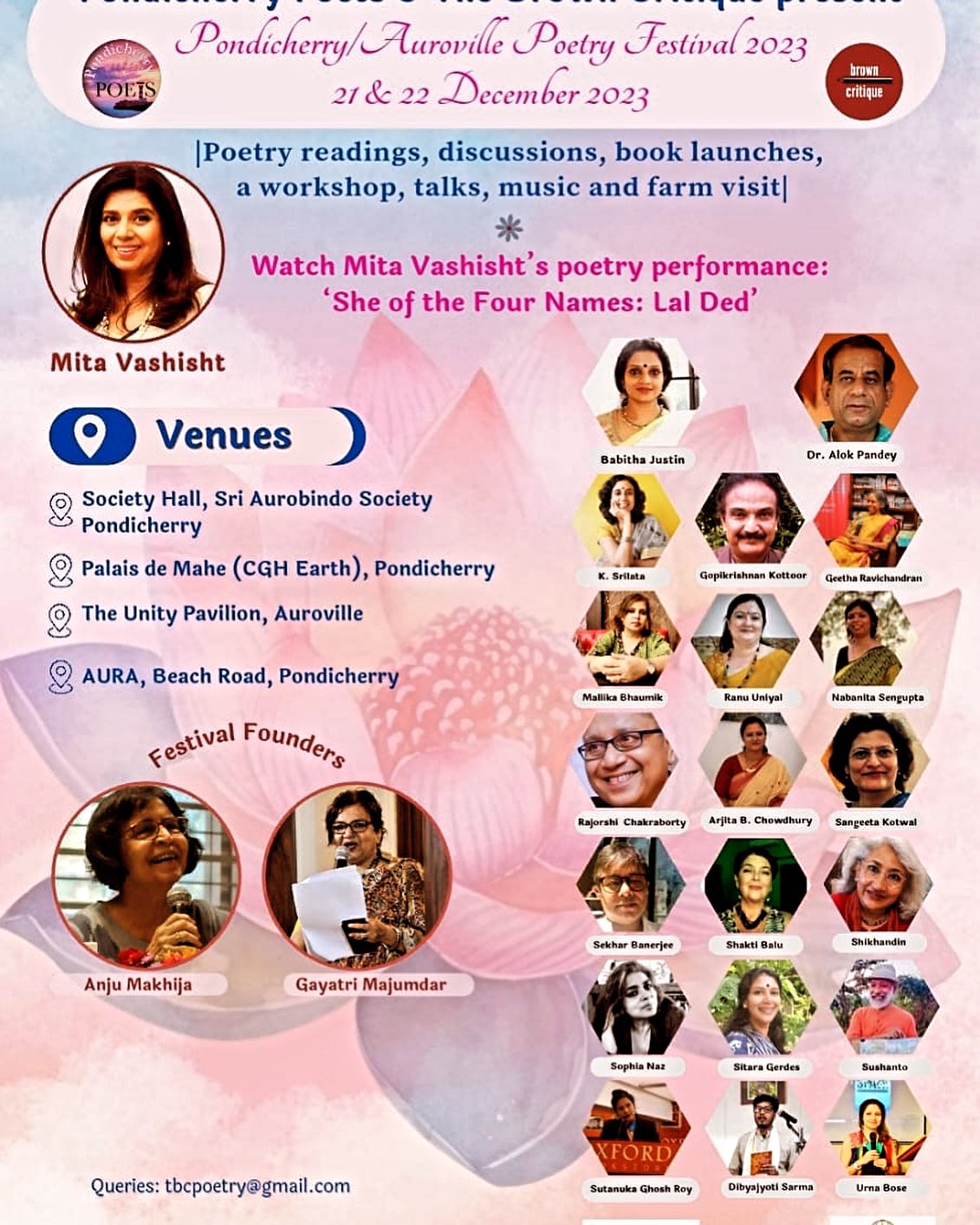 Pondicherry Auroville Poetry Festival