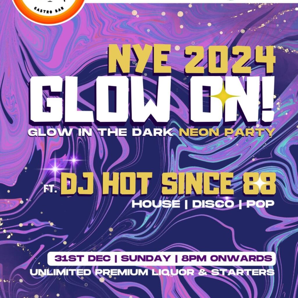 NYE 2024 Glow on Neon party at MelWhisks in Pondicherry