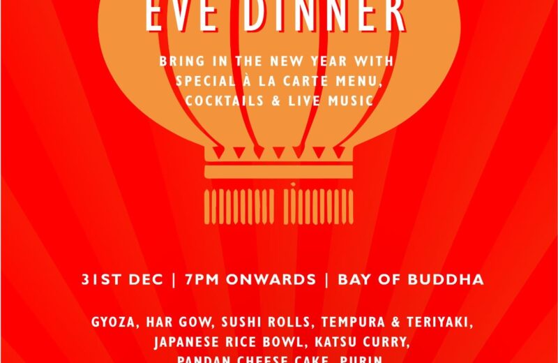 New Year’s Eve dinner at Bay of Buddha