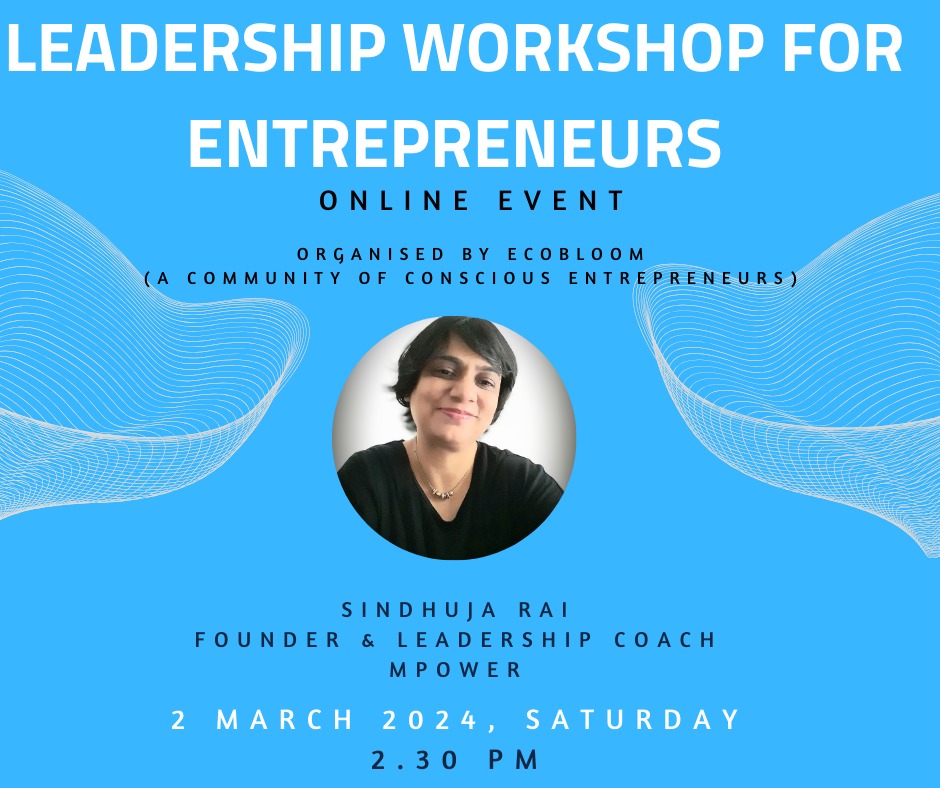leadership workshop for entrepreneurs by Ecobloo